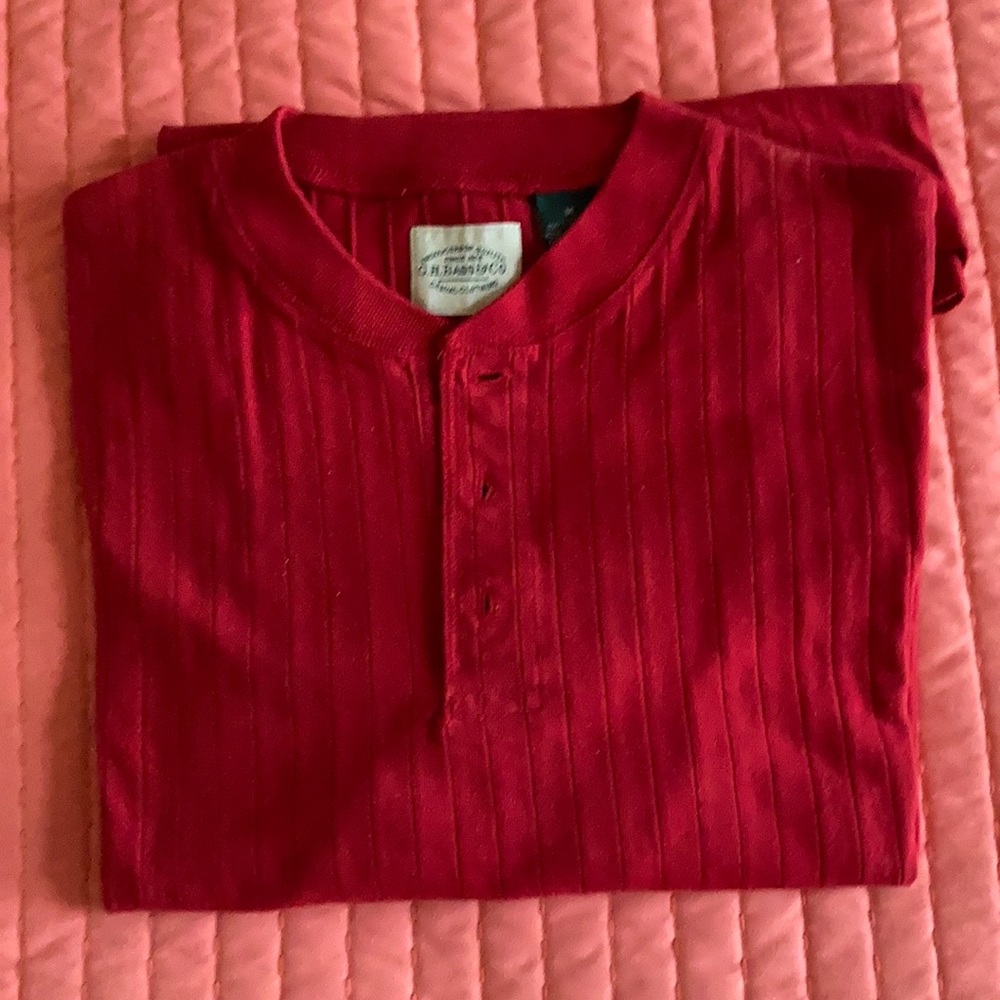 Men’s Henley medium long sleeve jersey